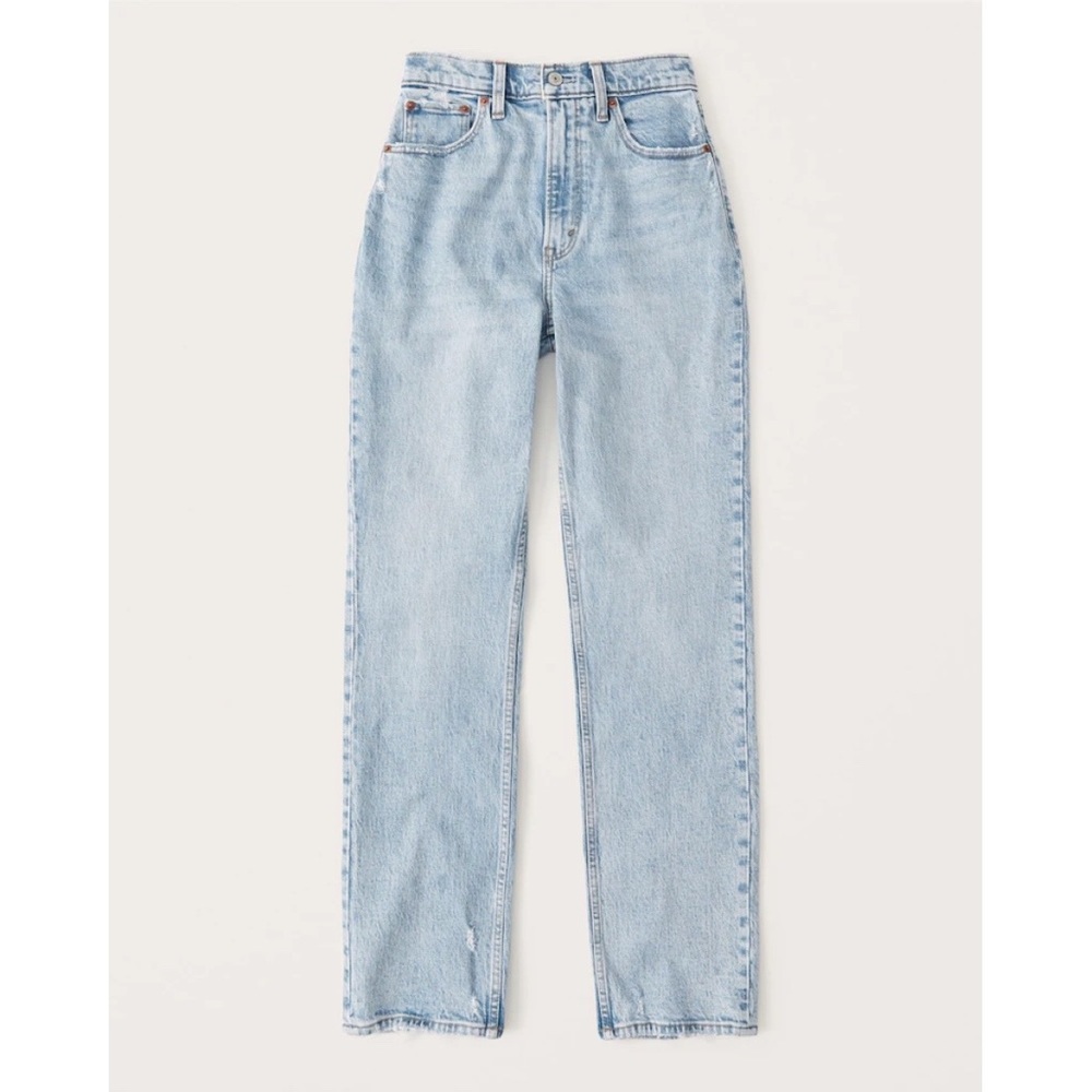 Abercrombie Curve Love 90s Straight Ultra High Rise jeans size 0/25